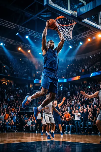 Live basketball carried on an AllTimeIPTV stream at peak time