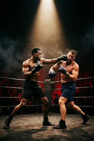 Live boxing carried on an AllTimeIPTV stream at peak time