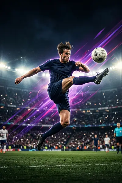 Live football carried on an AllTimeIPTV stream at peak time